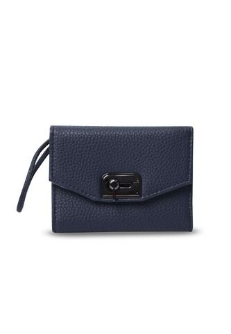 Billetera Para Mujer Smooth Ney Con RFID Blocker Azul Totto