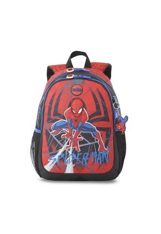 Morral Para Niño Spiderman Urban Mediano Color Rojo Totto