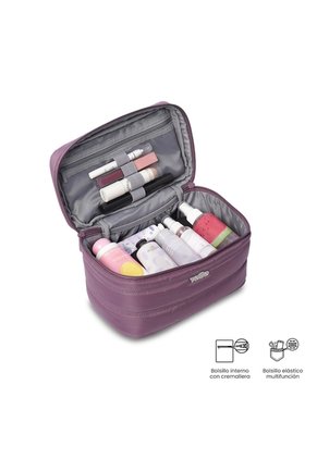 Cosmetiquera Multiuso Moxi Grande Morada