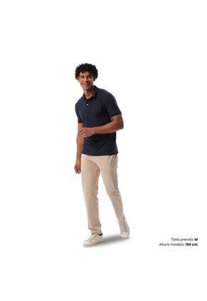 Camisa Polo Para Hombre Basic Cad Azul