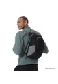 Morral Plegable Ligero Troker Mediano Negro de Totto