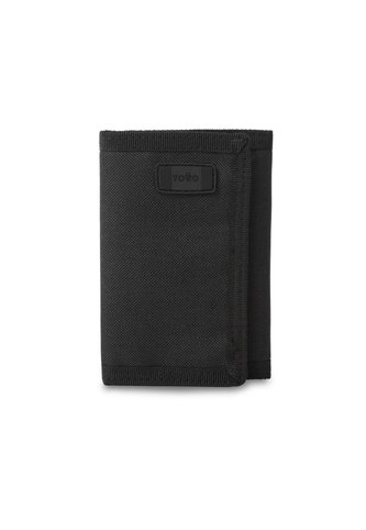 Billetera Hombre Riva Pequeña Con RFID Blocker Negra Totto