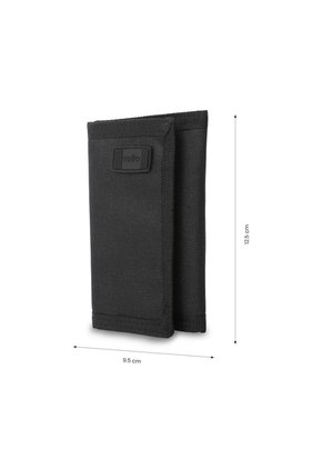 Billetera Hombre Riva Pequeña Con RFID Blocker Negra
