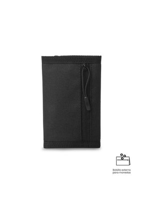 Billetera Hombre Riva Pequeña Con RFID Blocker Negra