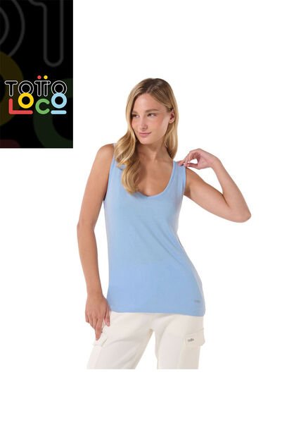 Top Para Mujer Guacamaya Azul