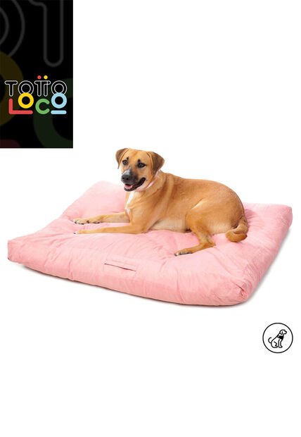 Cama Para Perro Zeus L Color Rosada