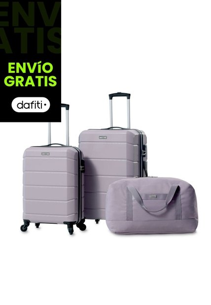 Combo De Viaje Maletas Rayatta Cabina + Mediana + Tula