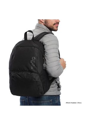 Morral Universitario Ometto Negro Unisex