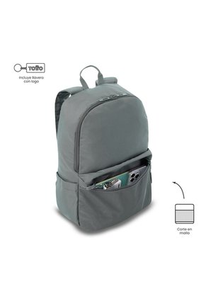 Morral Universitario Dragonar Nilo Porta PC 13" Gris