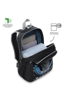 Morral Para Niño Hanzo Mediano Negro