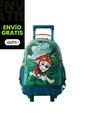 Morral Con Ruedas Niño Paw Patrol Mediano Verde de Totto