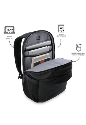 Morral Universitario Steif Ino Porta PC 15.4" Negro Unisex