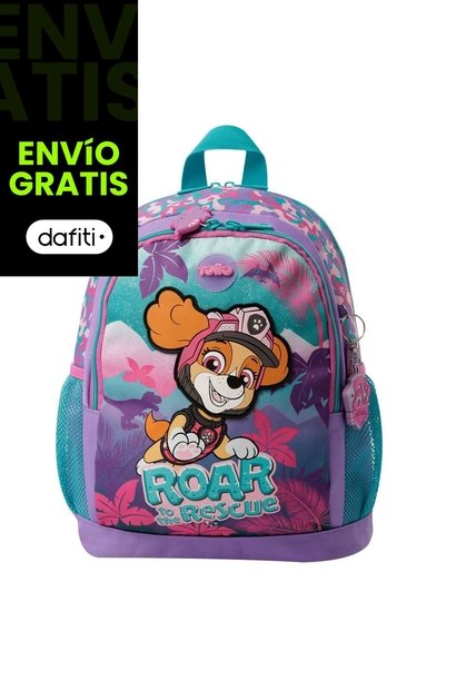 Morral Para Niña Paw Patrol Mediano Morado