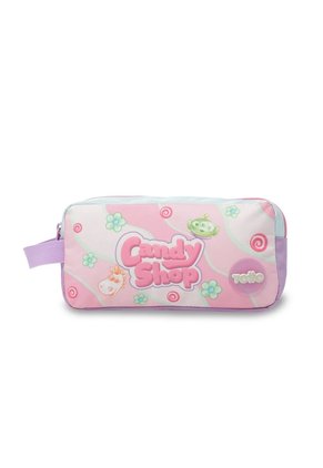 Cartuchera Escolar Grande Para Niña 2 Cuerpos Lotso Gummy Rosada