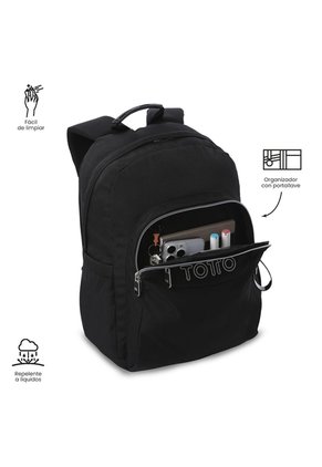 Morral Universitario Acuarela Ecole Solid Porta PC 14" Negro