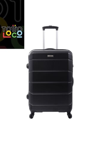 Maleta Viaje Mediana 360 Rayatta Negra Totto