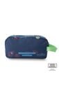 Cartuchera Escolar Grande Para Niño 2 Cuerpos Panda Space Azul de Totto