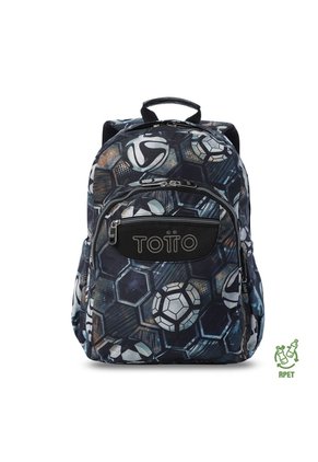 Morral Juvenil Porta PC 14" Acuarela Estampado De Fútbol