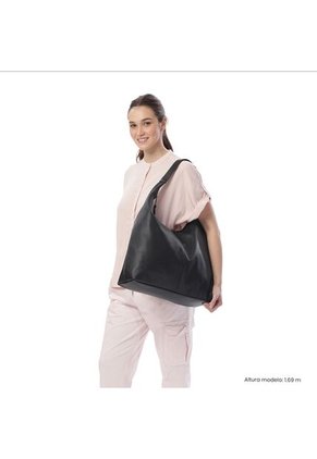 Shopping Bag Grande Para Mujer Smooth Porta PC 14" Negro