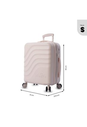 Maleta De Cabina 360 Bazy+ 2.0 10 Kilos Rosada