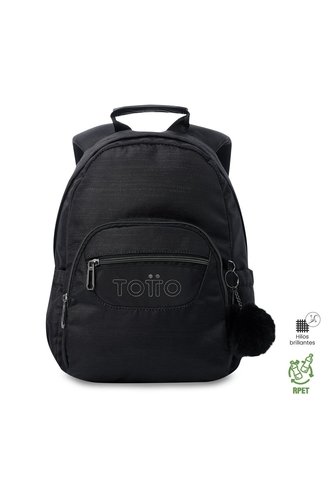 Morral Juvenil Tempera Neo Pequeño Negro Totto