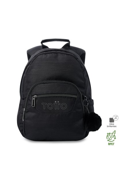 Morral Juvenil Tempera Neo Pequeño Negro