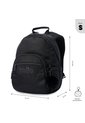 Morral Juvenil Tempera Neo Pequeño Negro de Totto