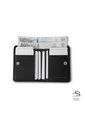 Billetera Mujer Texture Pequeña Con RFID Blocker Negra de Totto