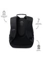 Morral Juvenil Tempera Neo Pequeño Negro de Totto