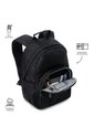 Morral Juvenil Tempera Neo Pequeño Negro de Totto