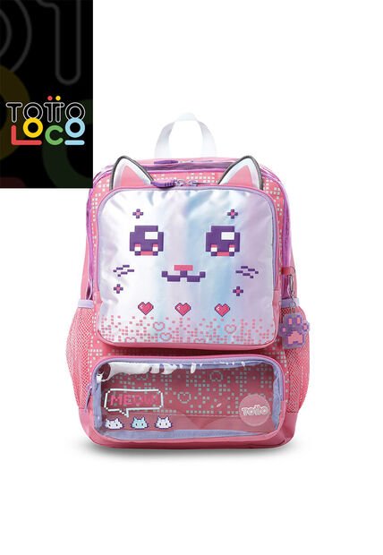Morral Para Niña Andy Cat Mediano Rosado