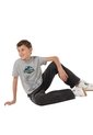 Camiseta Para Niño Jurassic World Gris de Totto