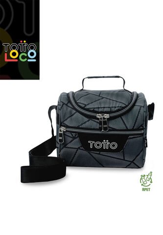 Lonchera Térmica Para Hombre Pizarra Mediano Gris Totto