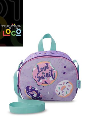 Lonchera Térmica Para Niña Sweet Purple Grande Morada Totto