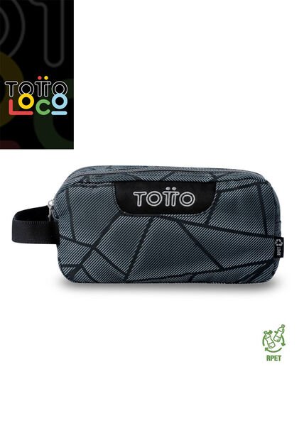 Cartuchera Multiuso Escuadra Grande Gris Hombre