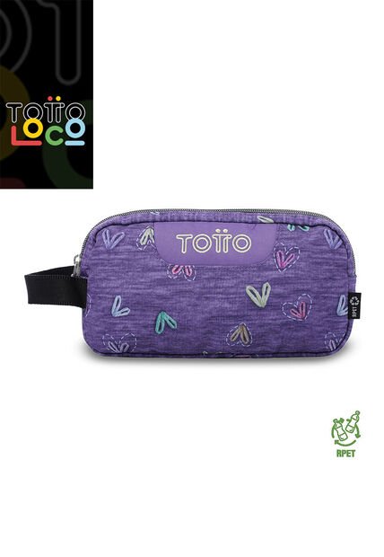 Cartuchera Multiuso Escuadra Grande Morada Mujer