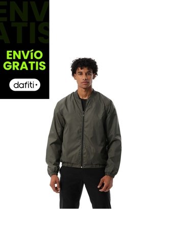 Chaqueta Rompevientos Tipo Boomber Hombre Trackout Verde Totto