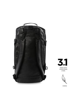 Tula De Viaje 3 En 1 Barrel Grande Negra