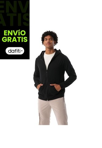 Buzo Deportivo Para Hombre Rushout Negro Totto