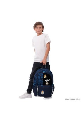 Morral Escolar Real Madrid Mediano Azul