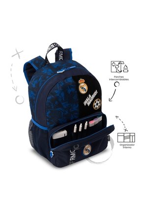 Morral Escolar Real Madrid Mediano Azul