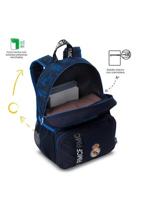Morral Escolar Real Madrid Mediano Azul