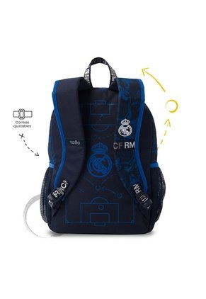 Morral Escolar Real Madrid Mediano Azul