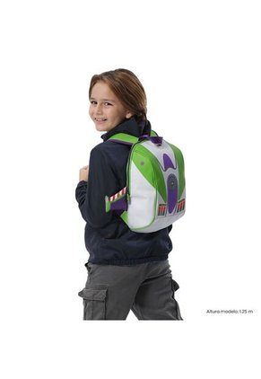 Morral Para Niño Buzz Lightyear Pequeño Color Blanco
