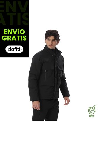 Chaqueta Acolchada Para Hombre Nordik Negra Totto