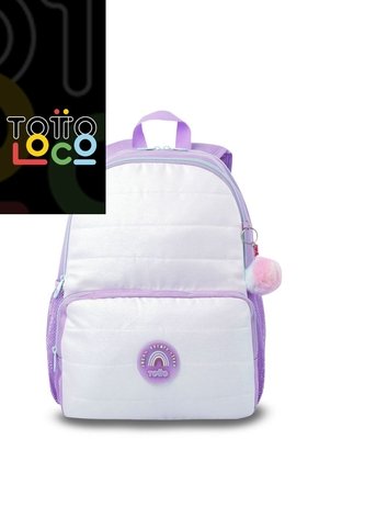 Morral Para Niña Magic Sky Mediano Blanco Totto