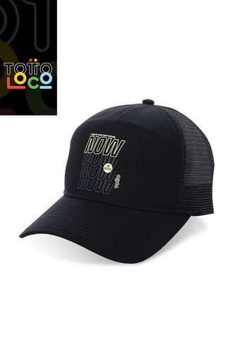 Gorra Camionera Mutty Color Negro Totto
