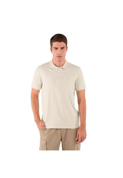 Camisa Polo Youngpolo Para Hombre Beige