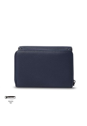 Billetera Para Mujer Smooth Cri Con RFID Blocker Azul