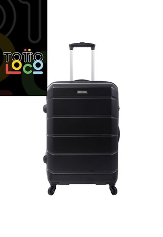 Maleta Viaje Mediana 360 Rayatta Negra Totto
